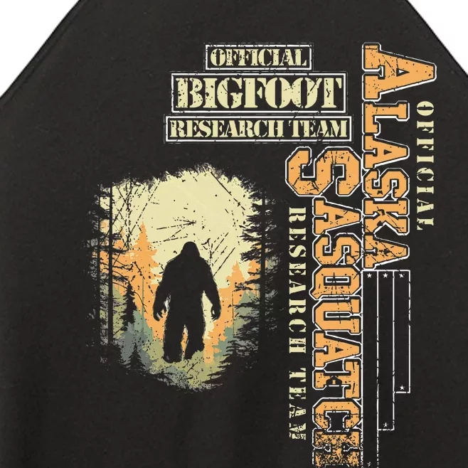 Bigfoot Research Team For Alaska Sasquatch Believer Women’s Perfect Tri Rocker Tank