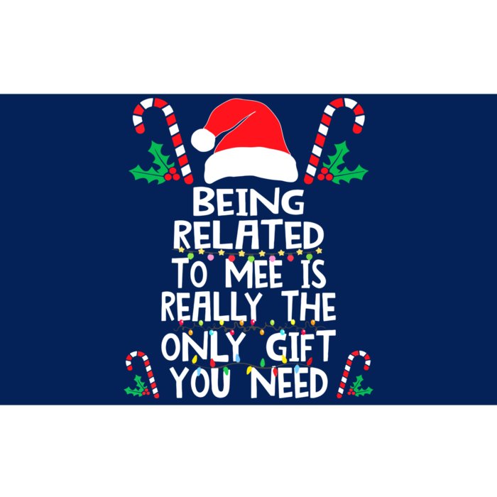 Being Related To Me Christmas Pajama Family Xmas Holiday T Gift Bumper Sticker