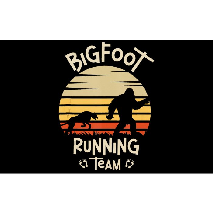 Bigfoot Running Team Yeti Sasquatch Bumper Sticker