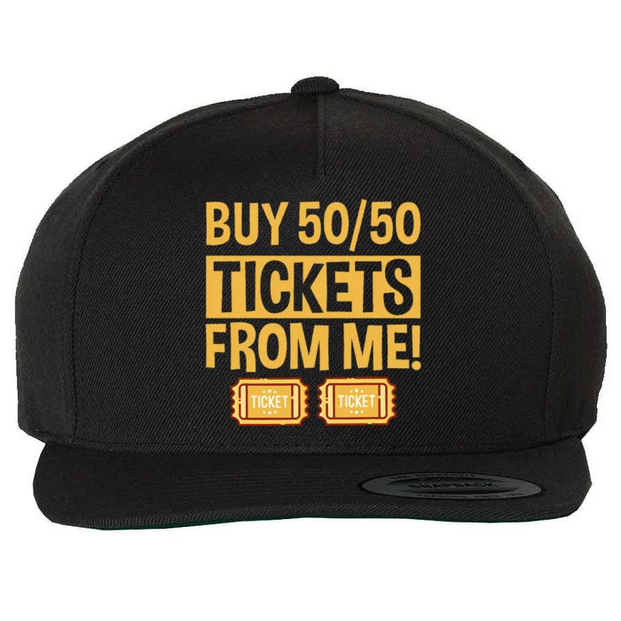 Buy Raffle Tickets Here From Me 5050 Wool Snapback Cap