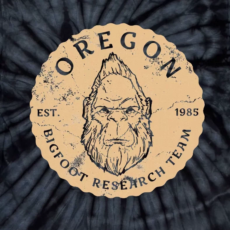 Bigfoot Research Team For Oregon Sasquatch Believers Tie-Dye T-Shirt