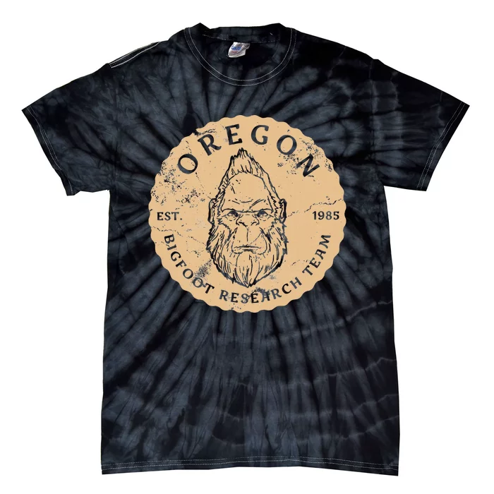 Bigfoot Research Team For Oregon Sasquatch Believers Tie-Dye T-Shirt