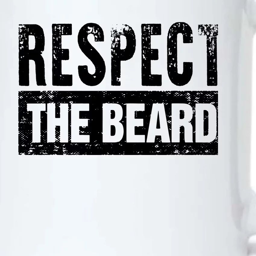 Beard : Respect The Beard Black Color Changing Mug