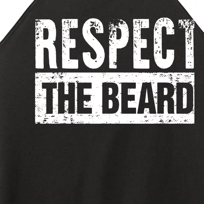 Beard : Respect The Beard Women’s Perfect Tri Rocker Tank