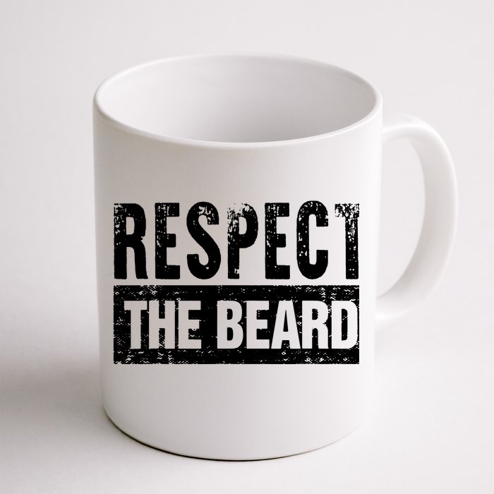 Beard : Respect The Beard Front & Back Coffee Mug