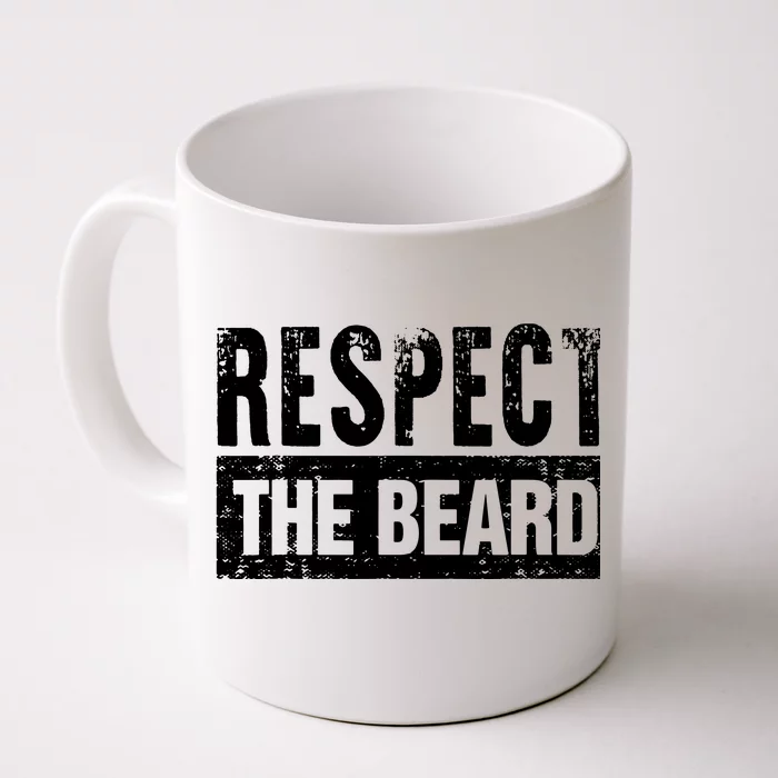 Beard : Respect The Beard Front & Back Coffee Mug