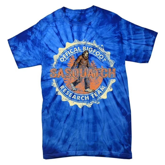 Bigfoot Research Team Vintage Sasquatch Tie-Dye T-Shirt