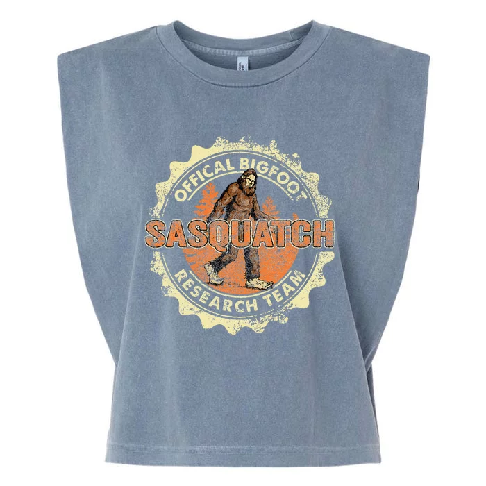 Bigfoot Research Team Vintage Sasquatch Garment-Dyed Women's Muscle Tee