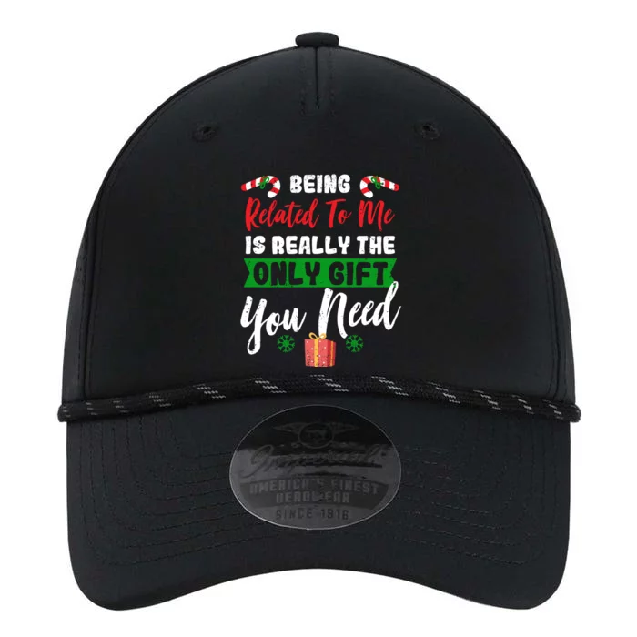 Being Related To Me Is All You Need Holiday Candy Canes Gift Performance The Dyno Cap