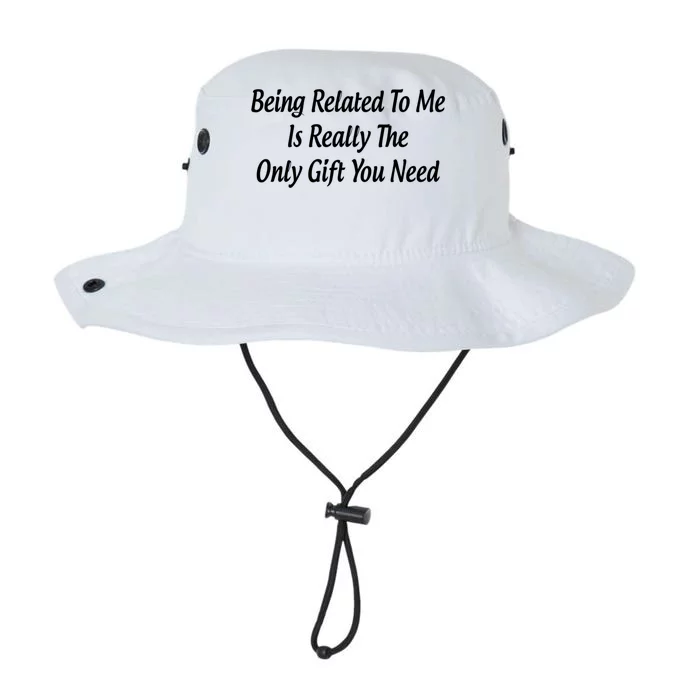 Being Related To Me Is Really The Only Gift You Need Gift Legacy Cool Fit Booney Bucket Hat