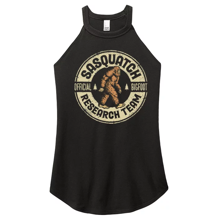 Bigfoot Research Team Retro Vintage Sasquatch Women’s Perfect Tri Rocker Tank