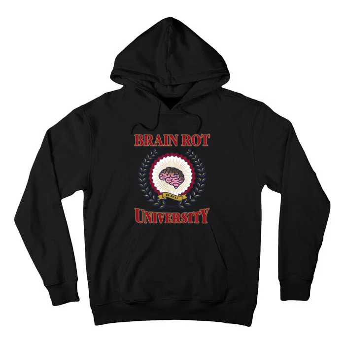 Brain Rot University Tall Hoodie