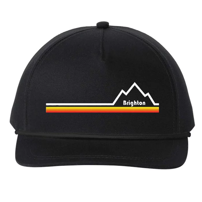 Brighton Resort Utah Snapback Five-Panel Rope Hat