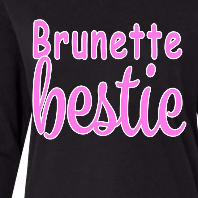 Brunette Bestie Womens Cotton Relaxed Long Sleeve T-Shirt