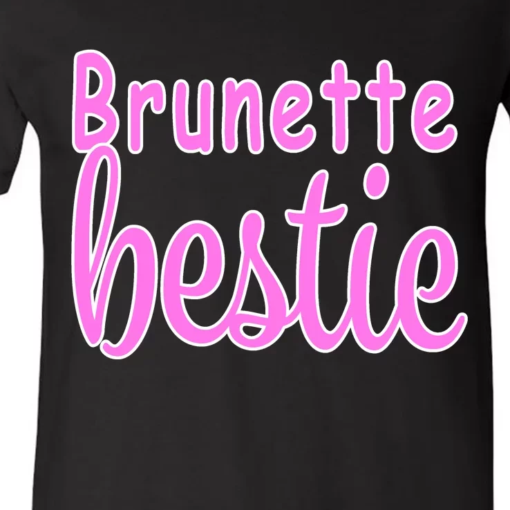 Brunette Bestie V-Neck T-Shirt