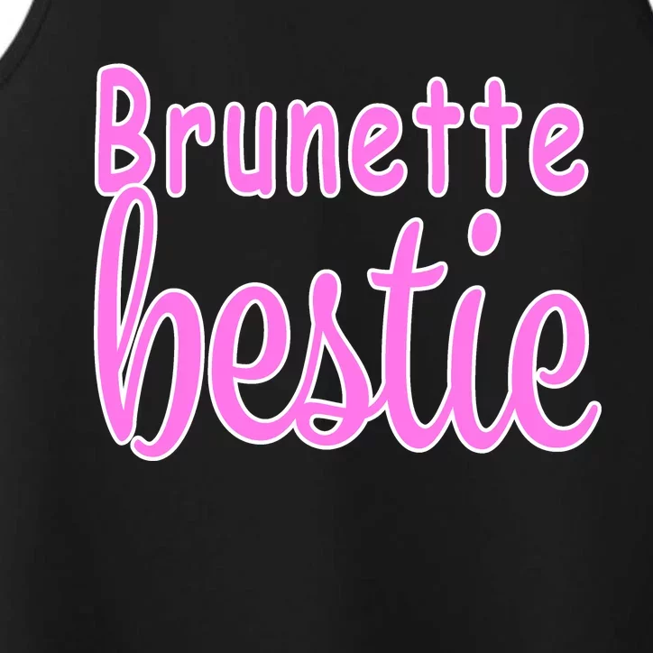 Brunette Bestie Performance Tank