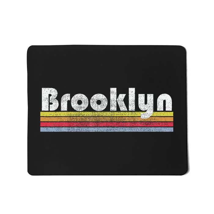 Brooklyn Retro Vintage 70s 80s 90s Women Christmas Gift Mousepad