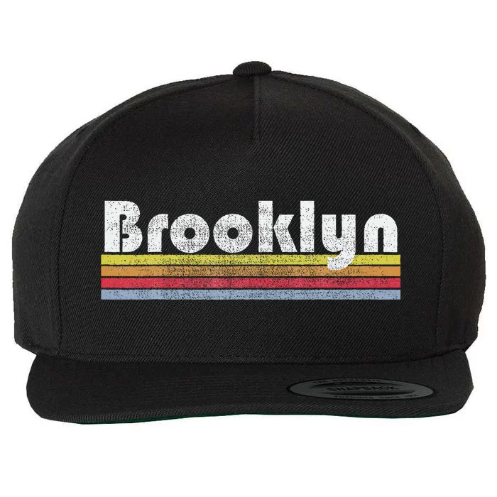 Brooklyn Retro Vintage 70s 80s 90s Women Christmas Gift Wool Snapback Cap