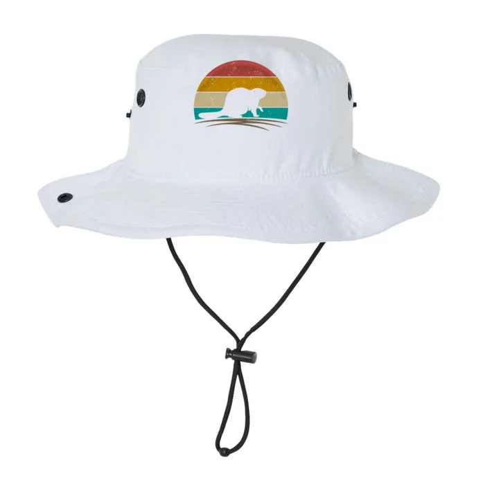 Beaver Retro Vintage Beaver Lover Gift Legacy Cool Fit Booney Bucket Hat