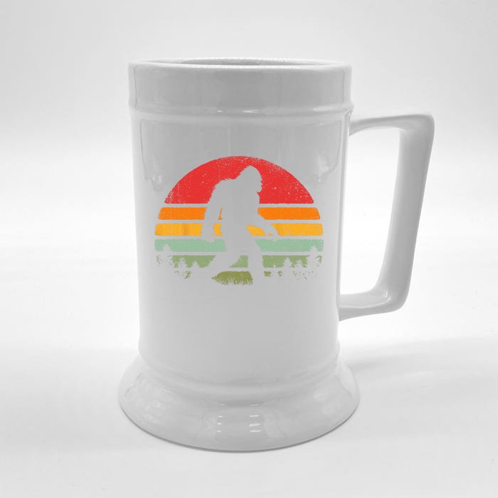 Bigfoot Retro Vintage 70s 80s Sasquatch Lovers Front & Back Beer Stein