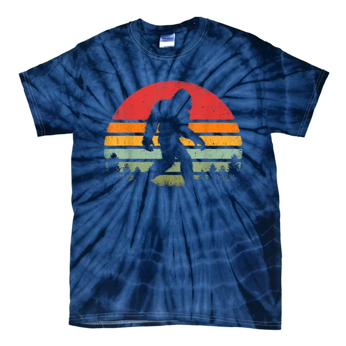 Bigfoot Retro Vintage 70s 80s Sasquatch Lovers Tie-Dye T-Shirt