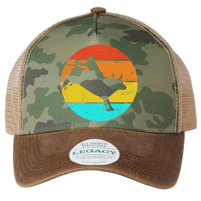 Bull Riding Vintage Rodeo Legacy Tie Dye Trucker Hat