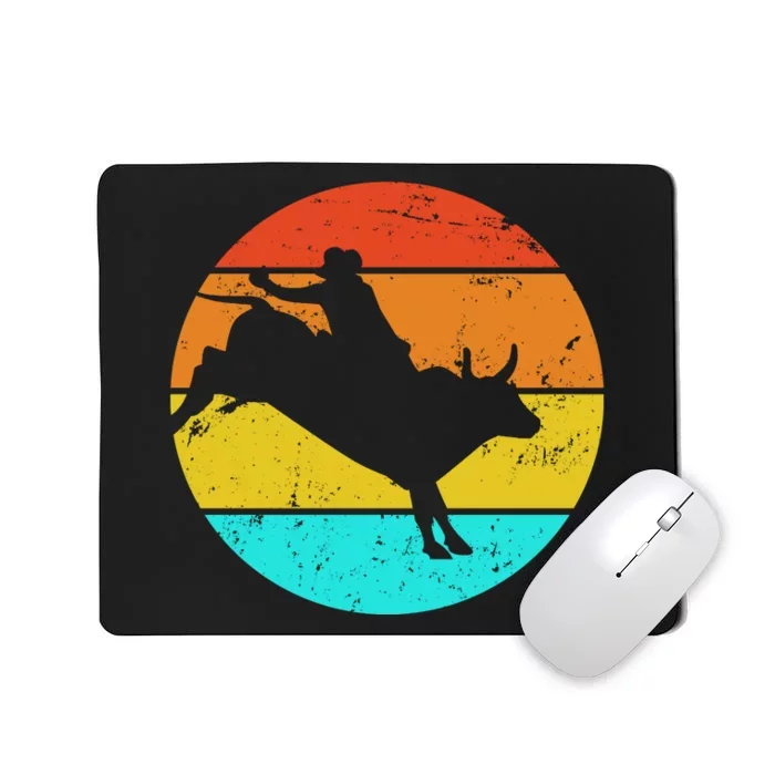 Bull Riding Vintage Rodeo Mousepad