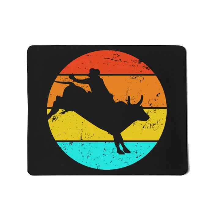 Bull Riding Vintage Rodeo Mousepad