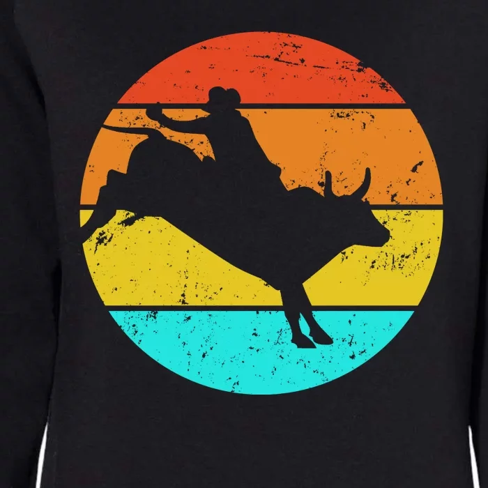 Bull Riding Vintage Rodeo Womens California Wash Sweatshirt