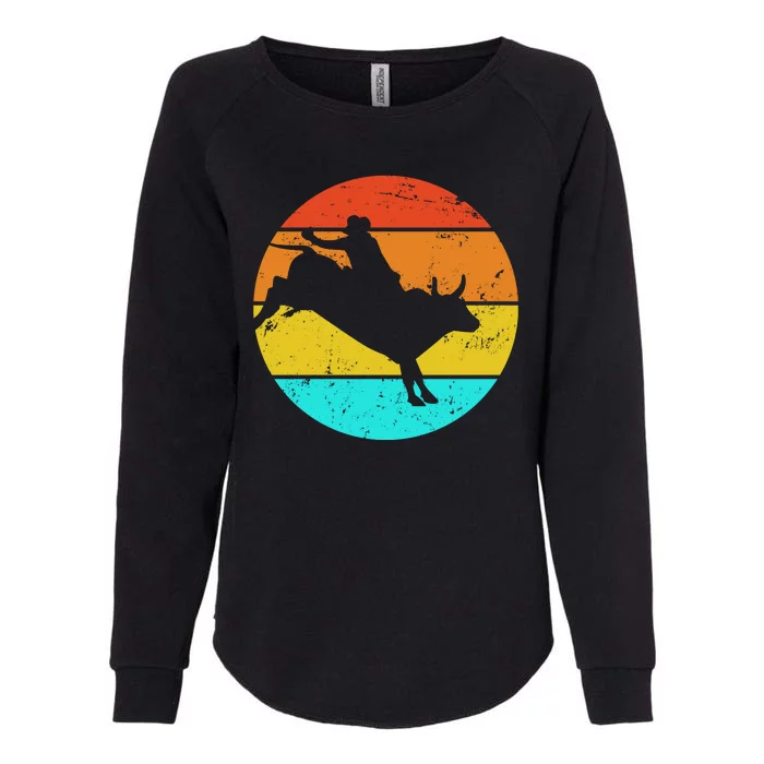 Bull Riding Vintage Rodeo Womens California Wash Sweatshirt