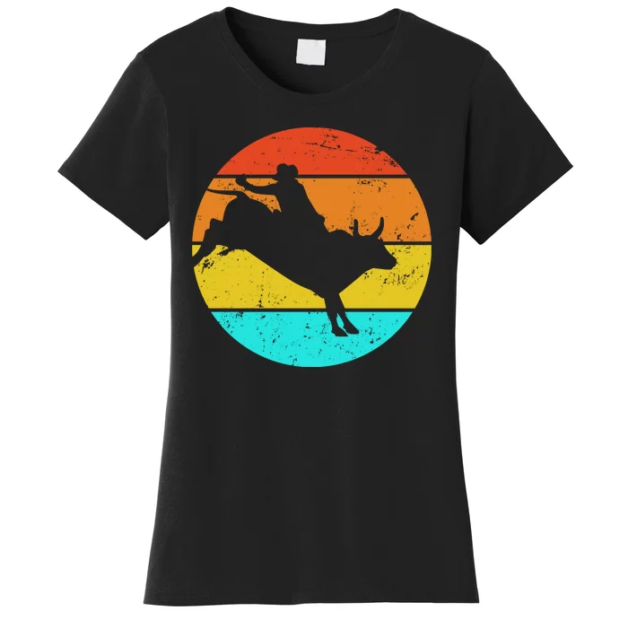 Bull Riding Vintage Rodeo Women's T-Shirt