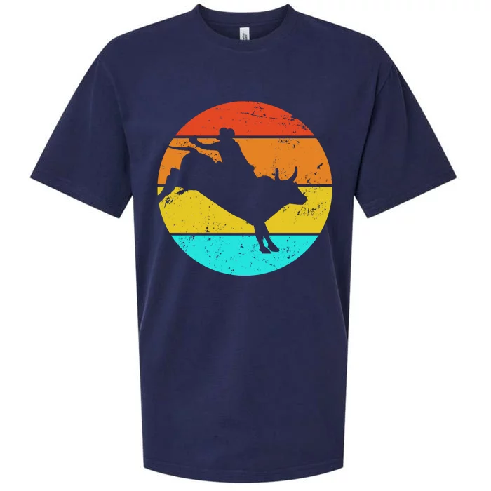 Bull Riding Vintage Rodeo Sueded Cloud Jersey T-Shirt