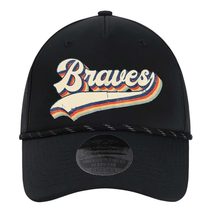 Braves Retro Vintage Baseball Performance The Dyno Cap