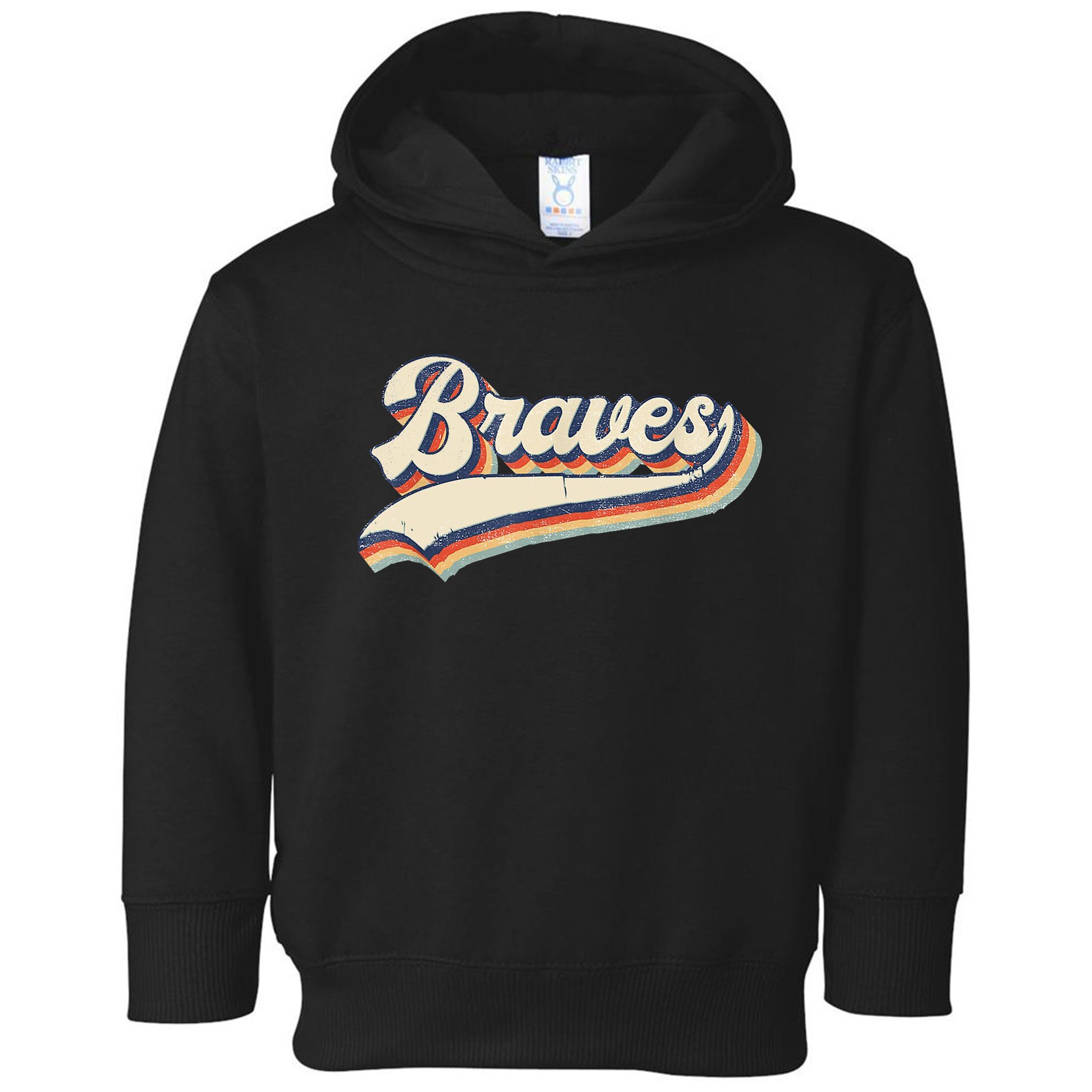 Teeshirtpalace Braves Baseball Vintage Sports Logo Kids Hoodie