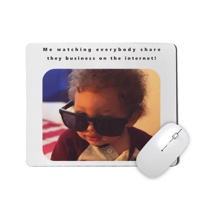 Baby Rey Viral Internet Tee Mousepad