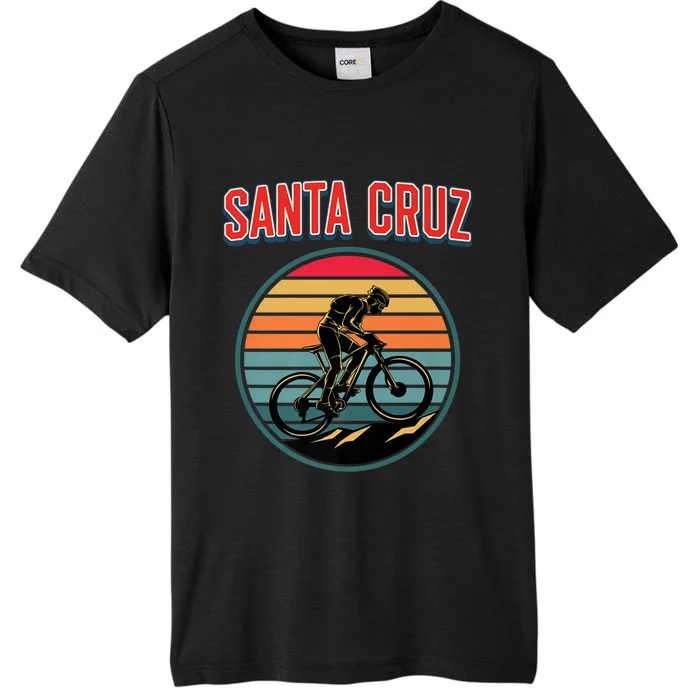 Bike Retro Vintage Santa Cruz Summer Bicycle Biking Premium ChromaSoft Performance T-Shirt