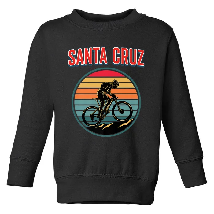 Bike Retro Vintage Santa Cruz Summer Bicycle Biking Premium Toddler Sweatshirt