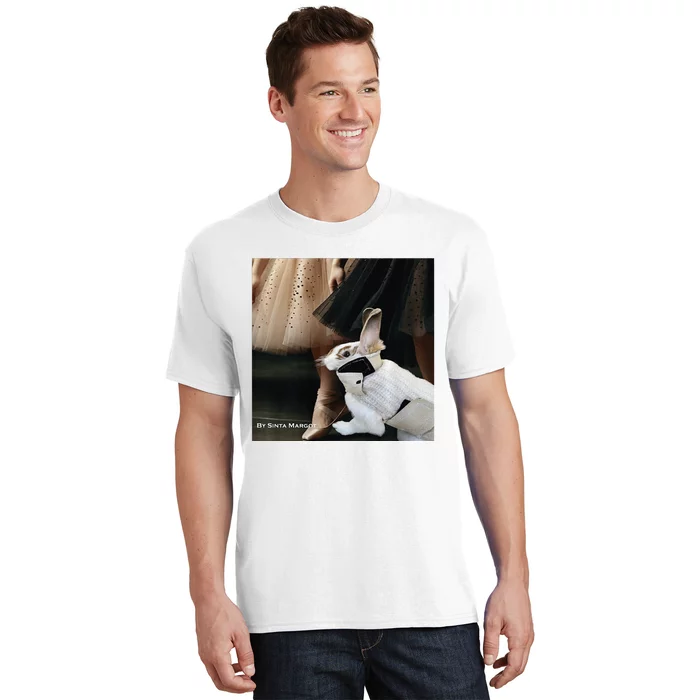 Bunny Rabbit With Ballet Dancers T-Shirt