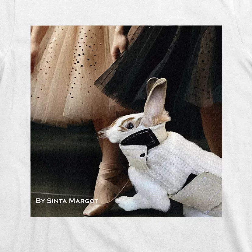 Bunny Rabbit With Ballet Dancers T-Shirt