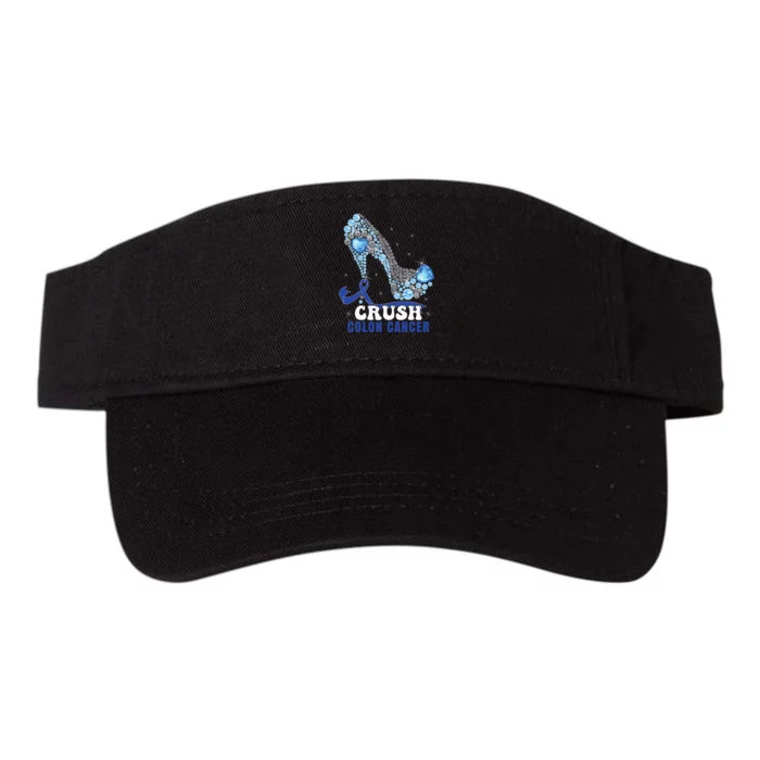 Blue Ribbon Women Colonscopy Colorectal Colon Cancer Valucap Bio-Washed Visor