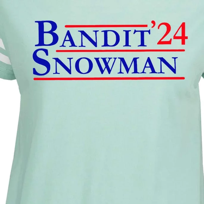 Bandit Snowman 24 Retro Election Style Funny 2024 Bandit Enza Ladies Jersey Football T-Shirt