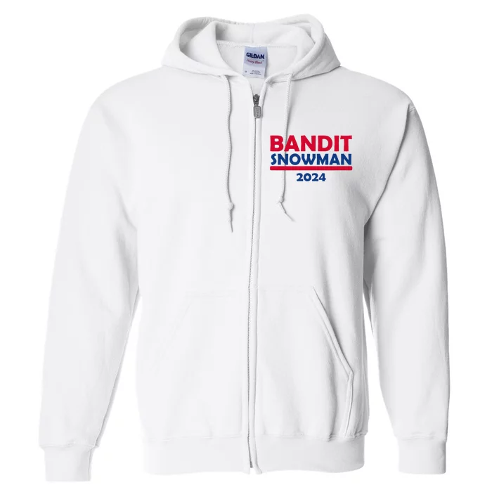 Bandit Snowman 2024 Full Zip Hoodie