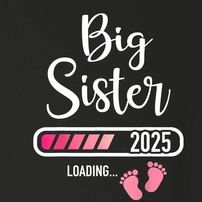 Big Sister 2025 Loading Bar For Pregnancy Announcement Toddler Long Sleeve Shirt