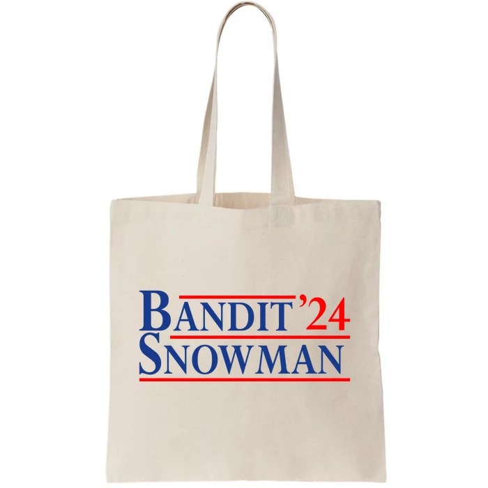 Bandit Snowman 2024 Election Funny Gift Tote Bag