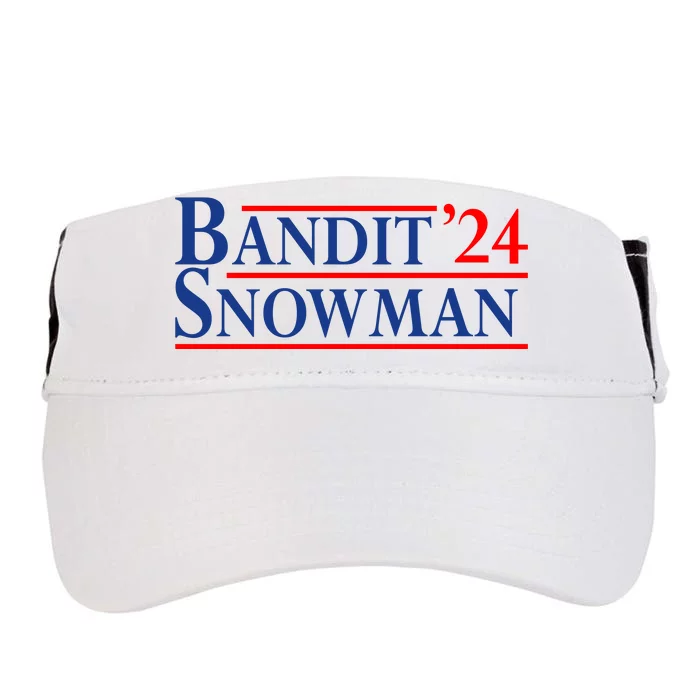 Bandit Snowman 2024 Election Funny Gift Adult Drive Performance Visor