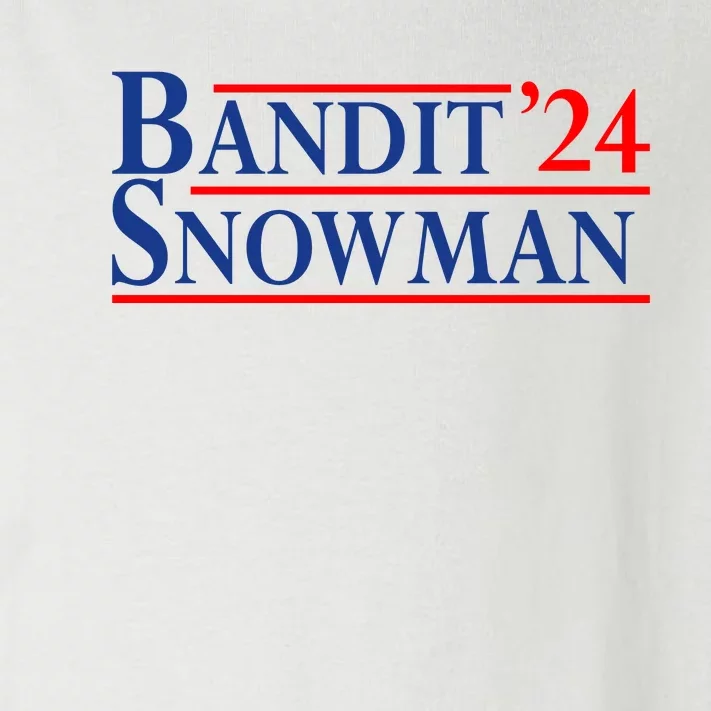 Bandit Snowman 2024 Election Funny Gift Toddler Long Sleeve Shirt