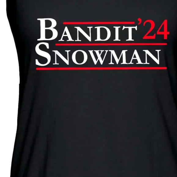 Bandit Snowman 2024 Election Funny Gift Ladies Essential Flowy Tank