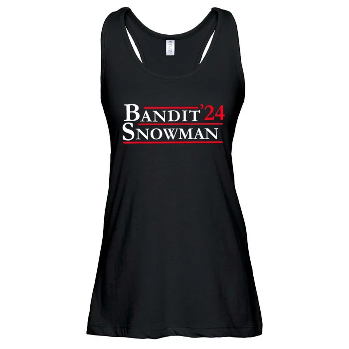 Bandit Snowman 2024 Election Funny Gift Ladies Essential Flowy Tank