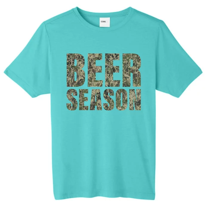 Beer Season 2 Camo Funny Deer Hunter Hunting Gift ChromaSoft Performance T-Shirt