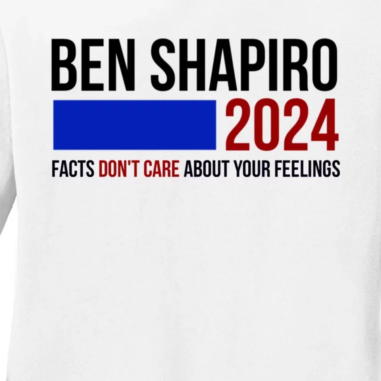 Ben Shapiro 2024 Ladies Long Sleeve Shirt